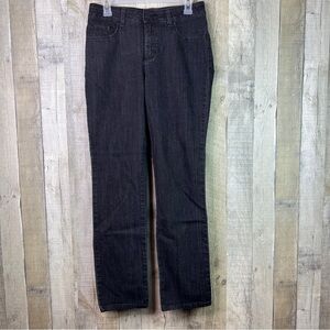 Lee Size 8 Medium Classic Fit 1889 Black Denim Straight Leg Jeans